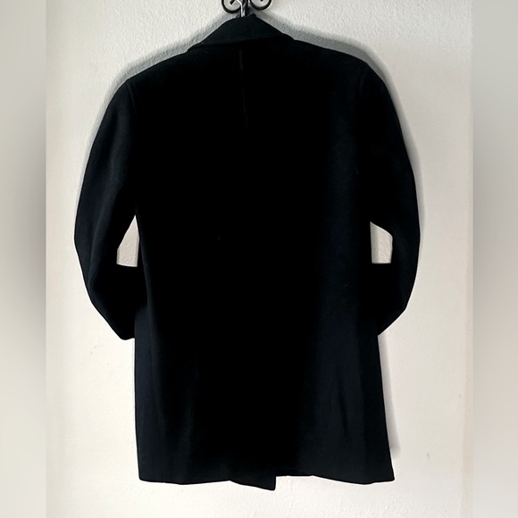 NWOT J.Percy Woman’s Sz 2 Classic Black Pea Coat! 100% Wool with inner lining! - Picture 6 of 6
